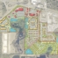 Lake County Master Planned Community development plan drawing with single family homes, townhomes and multifamily components surrounded by retail and commercial use at the intersections of us hwy 27 and sr 19