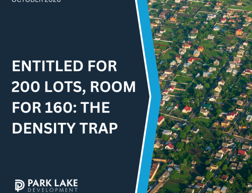 Entitled for 200 Lots, Room for 160: The Density Trap